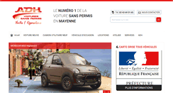 Desktop Screenshot of adh-voiture-sans-permis.fr